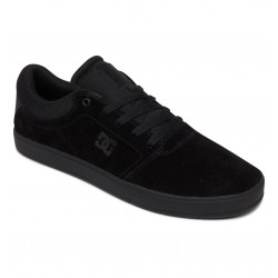 DC Crisis - Leather Shoes for Men - Black/Black