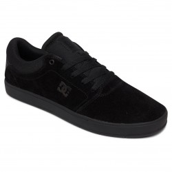 DC Crisis - Leather Shoes for Men - Black/Black