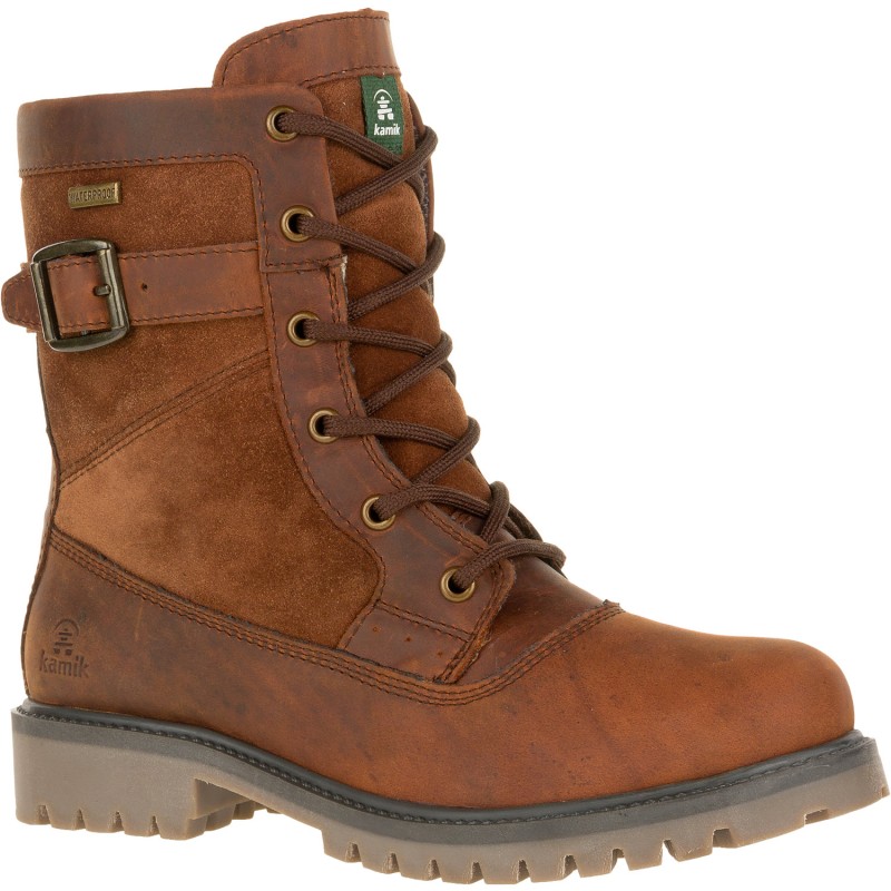Kamik ROGUE Mid - Fashionable Women’s winter boot - Cognac