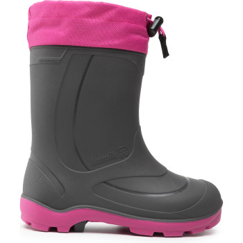 Kamik SNOBUSTER1 - Big Kids Winter boots - Charcoal/Magenda