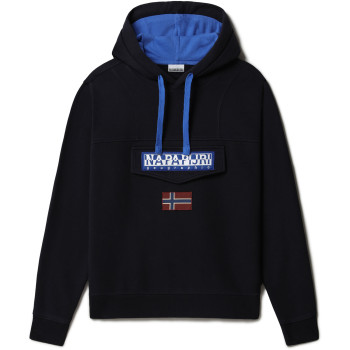 NAPAPIJRI Burgee Men's Hoodie - Blue Marine