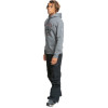 QUIKSILVER Big Logo Snow - Men's Water Repellent Hoodie - Heather Grey