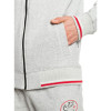 QUIKSILVER Sportsline Block - Men's Full Zip Sweatshirt - Light Grey heather