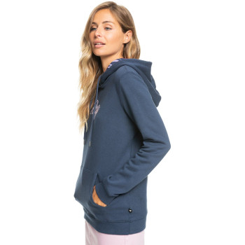 ROXY Right On Time - Women's Hoodie - Mood Indigo
