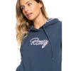 ROXY Right On Time - Women's Hoodie - Mood Indigo