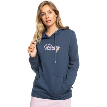 ROXY Right On Time - Women's Hoodie - Mood Indigo