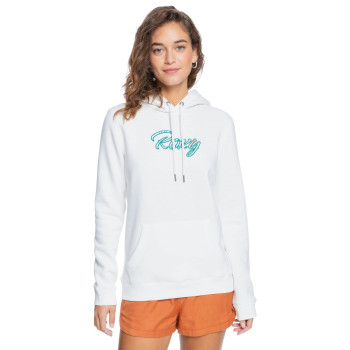 ROXY Right On Time - Women's Hoodie - Snow white