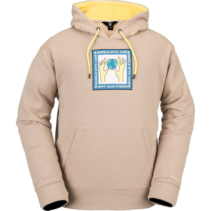 VOLCOM Di Fleece Hoodie - Men's Hoodie - Khaki