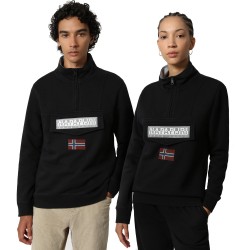 NAPAPIJRI Burgee Half Zip - Ανδρικό Φούτερ - Black