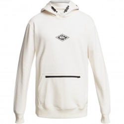 QUIKSILVER Big Logo Tech - Men's Water Repellent Hoodie - Snow White