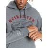 QUIKSILVER Big Logo Snow - Men's Water Repellent Hoodie - Heather Grey