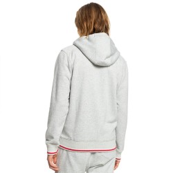 QUIKSILVER Sportsline Block - Men's Full Zip Sweatshirt - Light Grey heather