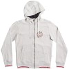 QUIKSILVER Sportsline Block - Men's Full Zip Sweatshirt - Light Grey heather