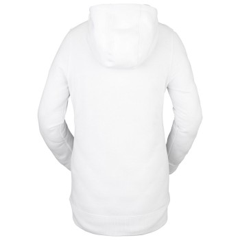 VOLCOM Costus Fleece Hoodie - Γυναικείο Φούτερ - White VOLCOM Costus Fleece Hoodie - Γυναικείο Φούτερ - White