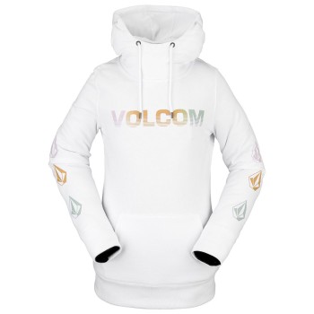 VOLCOM Costus Fleece Hoodie - Γυναικείο Φούτερ - White VOLCOM Costus Fleece Hoodie - Γυναικείο Φούτερ - White
