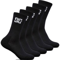 DC Mens Crew Socks 5 Pack - Κάλτσες Ανδρικές - Black