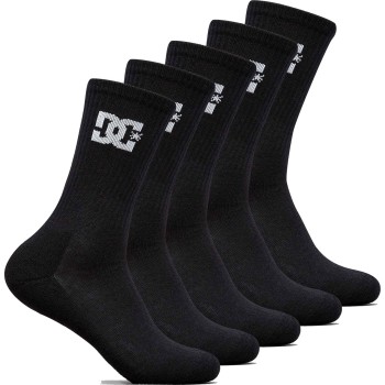 DC Mens Crew Socks 5 Pack - Κάλτσες Ανδρικές - Black DC Mens Crew Socks 5 Pack - Κάλτσες Ανδρικές - Black
