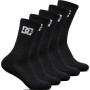 DC Mens Crew Socks 5 Pack - Κάλτσες Ανδρικές - Black DC Mens Crew Socks 5 Pack - Κάλτσες Ανδρικές - Black