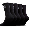 DC Mens Crew Socks 5 Pack - Κάλτσες Ανδρικές - Black