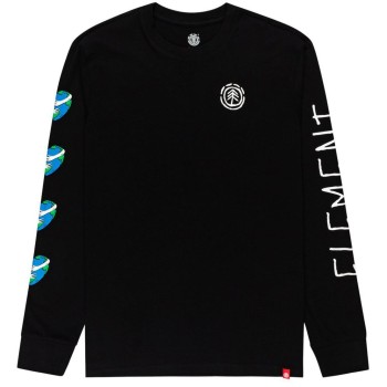 ELEMENT Ravana - Long Sleeve T-Shirt for Men - Flint Black ELEMENT Ravana - Long Sleeve T-Shirt for Men - Flint Black