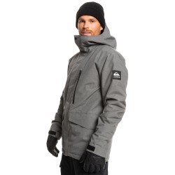 QUIKSILVER Mission Solid - Ανδρικό Snow Jacket - Heather Grey