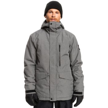 QUIKSILVER Mission Solid - Ανδρικό Snow Jacket - Heather Grey QUIKSILVER Mission Solid - Ανδρικό Snow Jacket - Heather Grey