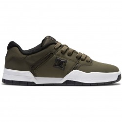 DC Central - Leather Shoes for Men - Olive Night