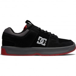 DC Lynx Zero - Leather Shoes for Men - Black/Grey/Red