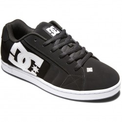 DC Net - Leather Shoes for Men - Black/Black/White