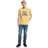QUIKSILVER Top Of The Hour T-Shirt - Nugget Gold