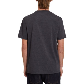 VOLCOM Splicer Short Sleeve - Men's Tee - Heather Black
