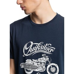 QUIKSILVER Top Of The Hour T-Shirt - Navy Blazer