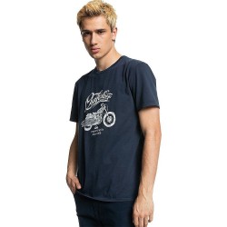 QUIKSILVER Top Of The Hour T-Shirt - Navy Blazer