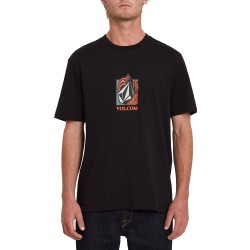 VOLCOM Crostic BSC - Men's Tee - Black