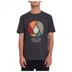 VOLCOM Splicer Short Sleeve - Ανδρικό Τ-shirt - Heather Black