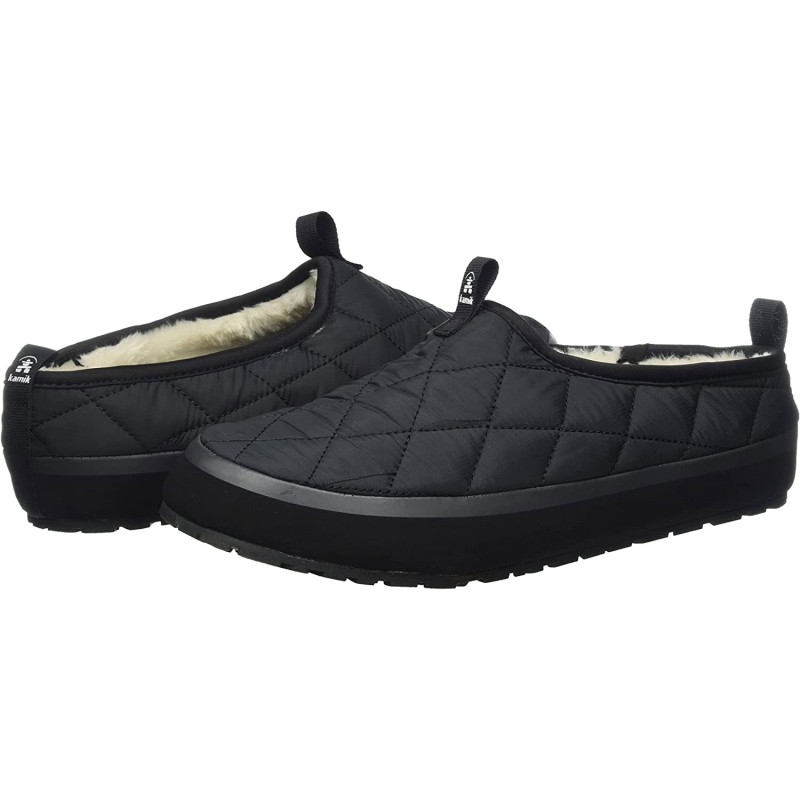 Kamik Puffy - Men's slippers - Black