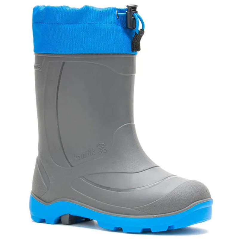 Kamik SNOBUSTER1 Big Kids - Παιδικές Χειμερινες Μπότες Apre ski- Charcoal/Blue