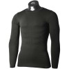 MICO 1431 Extra Dry Skintech - Men's long sleeves round neck Underwear - Black