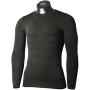 MICO 1431 Extra Dry Skintech - Men's long sleeves round neck Underwear - Black