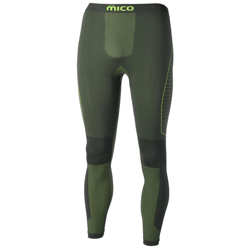 MICO 1433 Extra Dry Skintech - Men's long tight pants Underwear - Green Prato