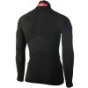 MICO 1481 Super Thermo Primaloft® Skintech - Men's long sleeves mock neck Underwear - Black