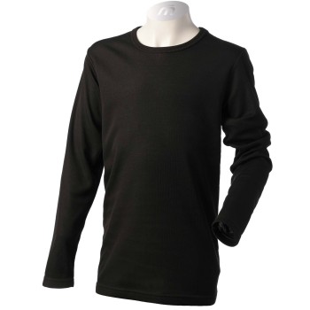 MICO 2775 Kids long sleeves Base layer shirt - Black