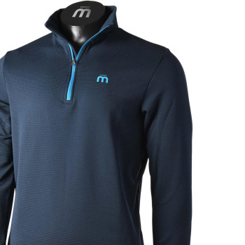 MICO 0753 Warm Control Multisport - Men's 2nd Layer thermal  - Blue