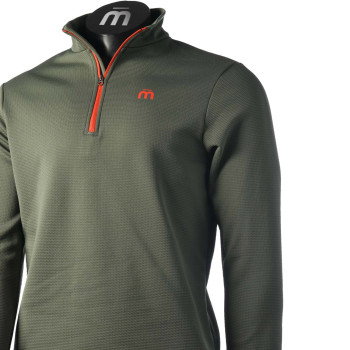 MICO 0753 Warm Control Multisport - Men's 2nd Layer thermal  - Greem Militare