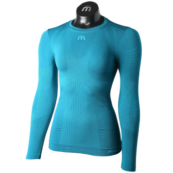 MICO 1436 Extra Dry Skintech - Women's long sleeves round neck Underwear - Baltic