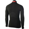 MICO 1481 Super Thermo Primaloft® Skintech - Men's long sleeves mock neck Underwear - Black