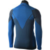 MICO 1850 Warm Control Skintech - Men's long sleeves round neck Underwear - Blue Piombo