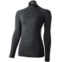 MICO 1856 Warm Control Skintech - Women's long sleeves round neck Underwear - Black