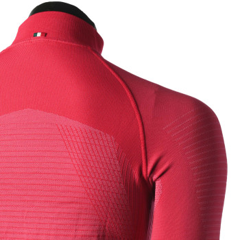 MICO 1856 Warm Control Skintech - Women's long sleeves round neck Underwear - Fragola Pink