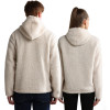 NAPAPIJRI T-Burgee - Men's Half zip Hoodie Fleece - Whitecap Gray